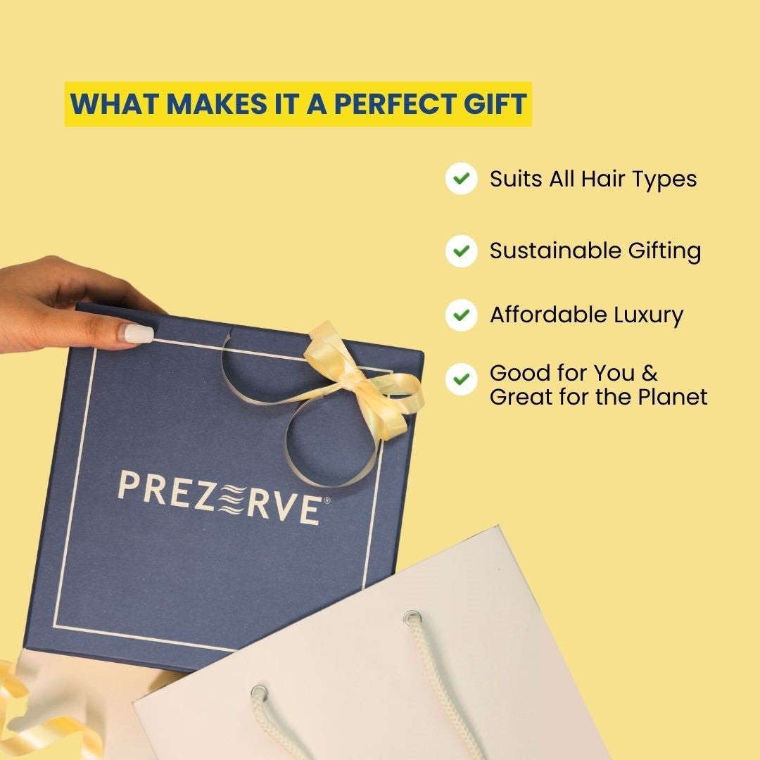Prezerve 4-in-1 Hair Care Combo with Bamboo Dish