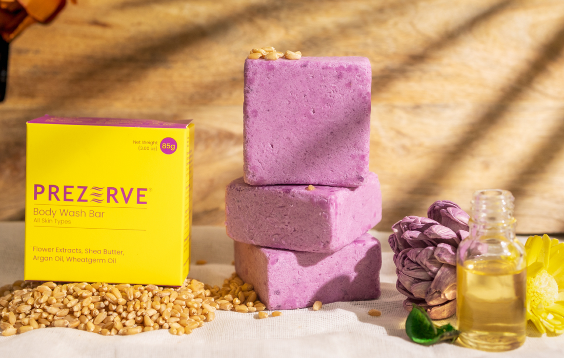 Indulge in Floral Luxury: A Skin Expert's Review of Prezerve's Body Wash Bar with Flower Extracts