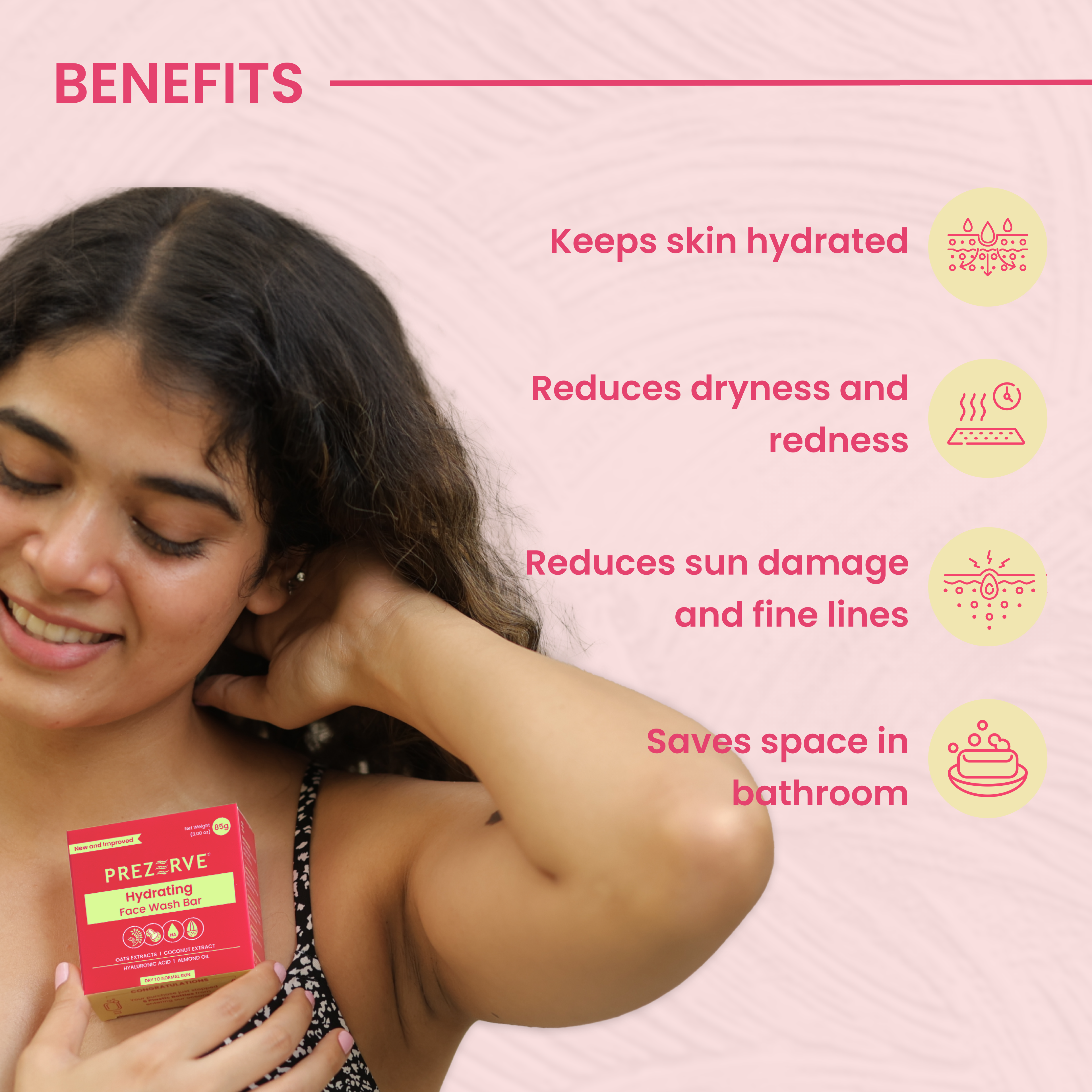 Prezerve Hydrating  Face Wash Bars for Dry to Normal Skin  (Pack of 2)