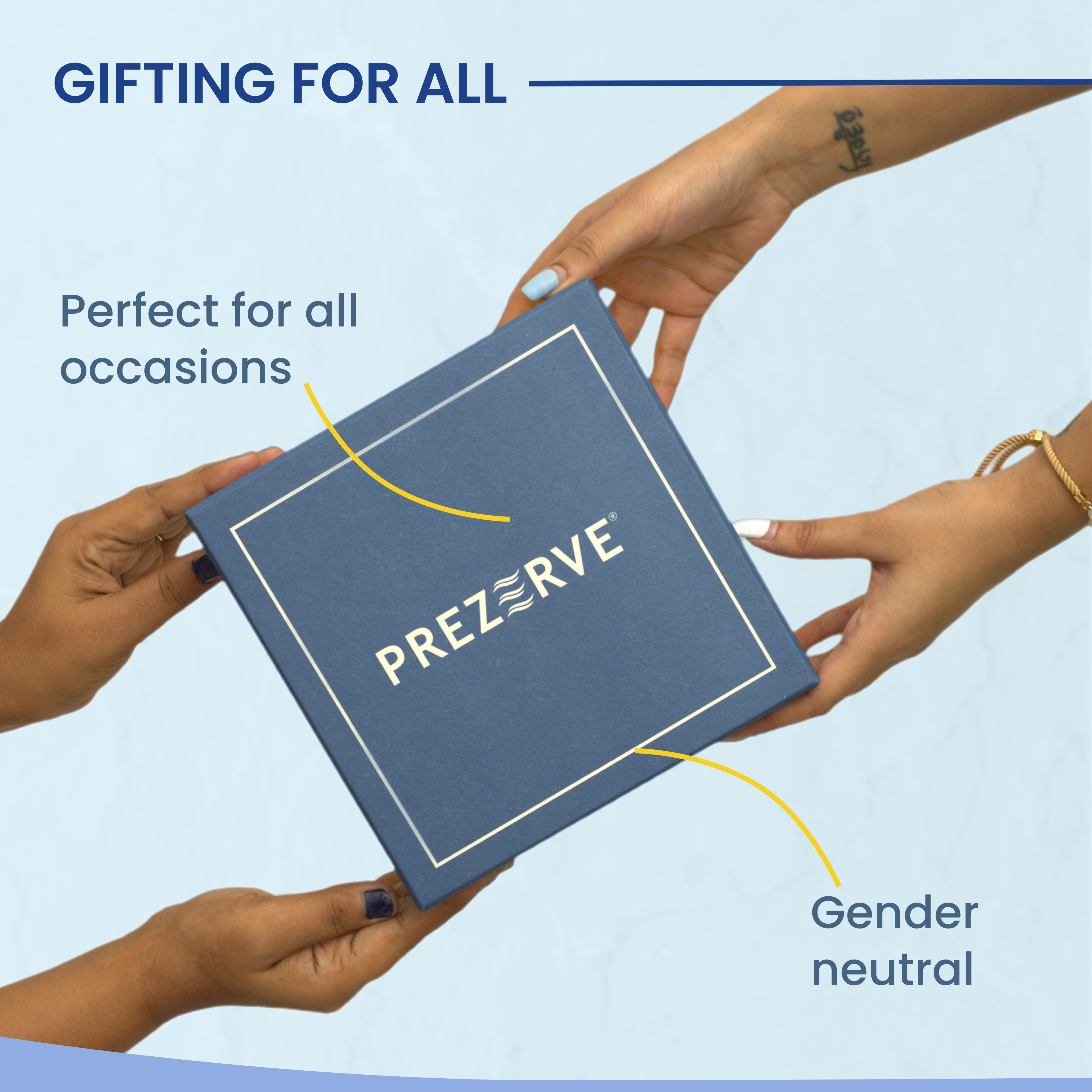 Prezerve Bestseller Gift Set with Shampoo, Conditioner and Bamboo Dish