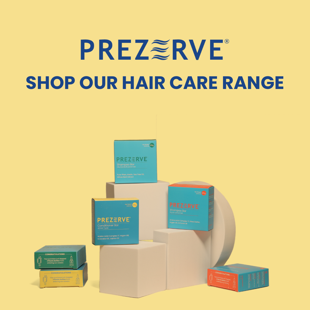 Prezerve Hydration Combo - Shampoo & Conditioner Bars for Dry to Normal Hair