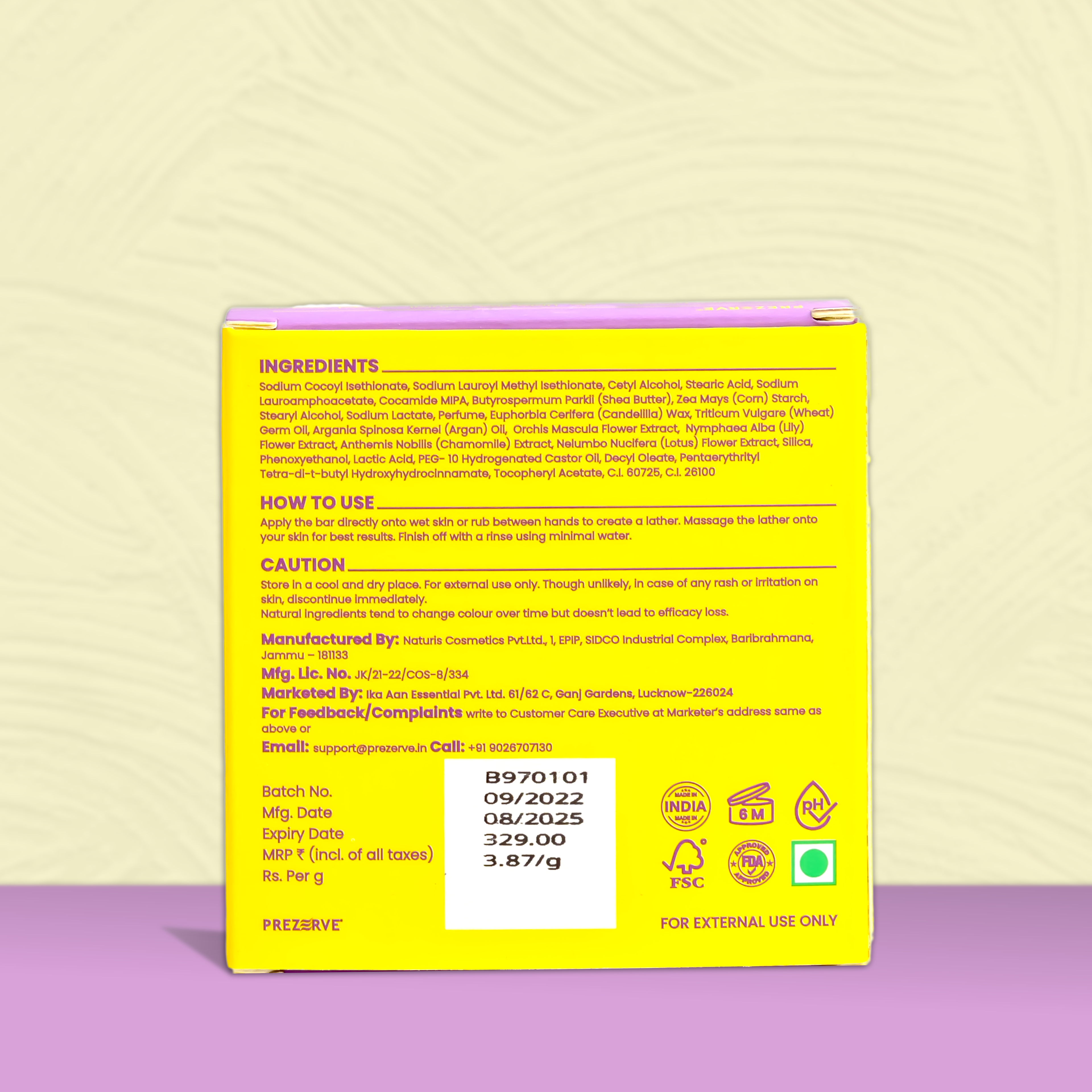 Prezerve Deep Hydration Body Wash with Flower Extracts- All Skin Types