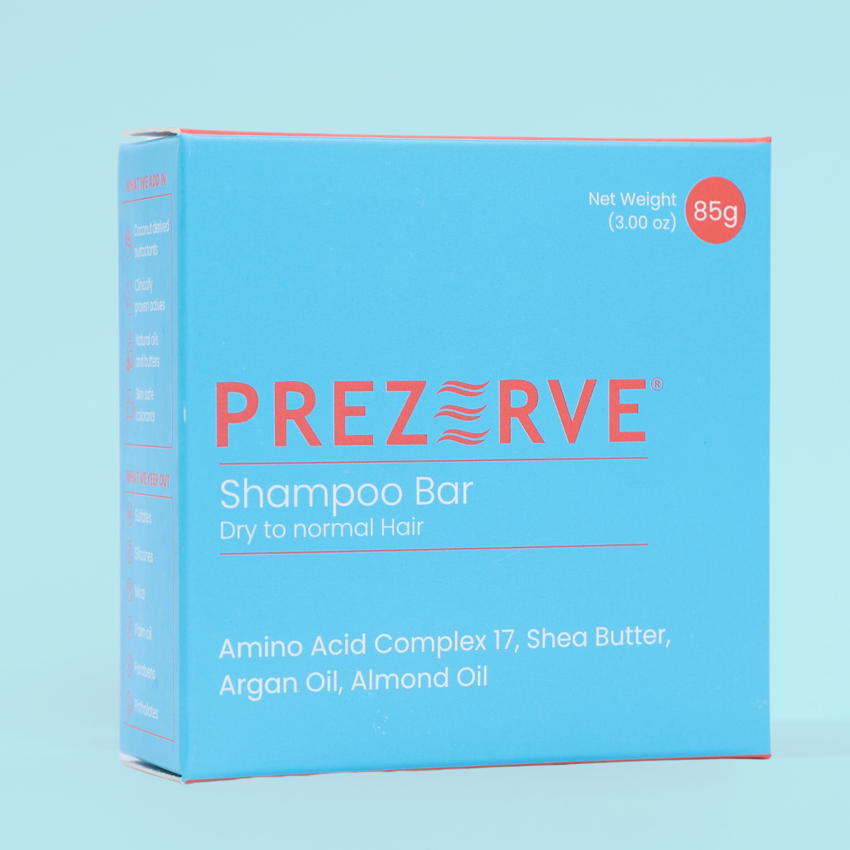 Prezerve Nourishing Shampoo Bar for Dry to Normal Hair