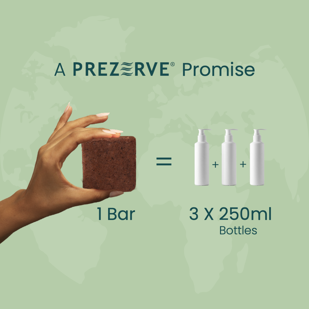 Prezerve Exfoliating Body Wash Bar for All Skin Types