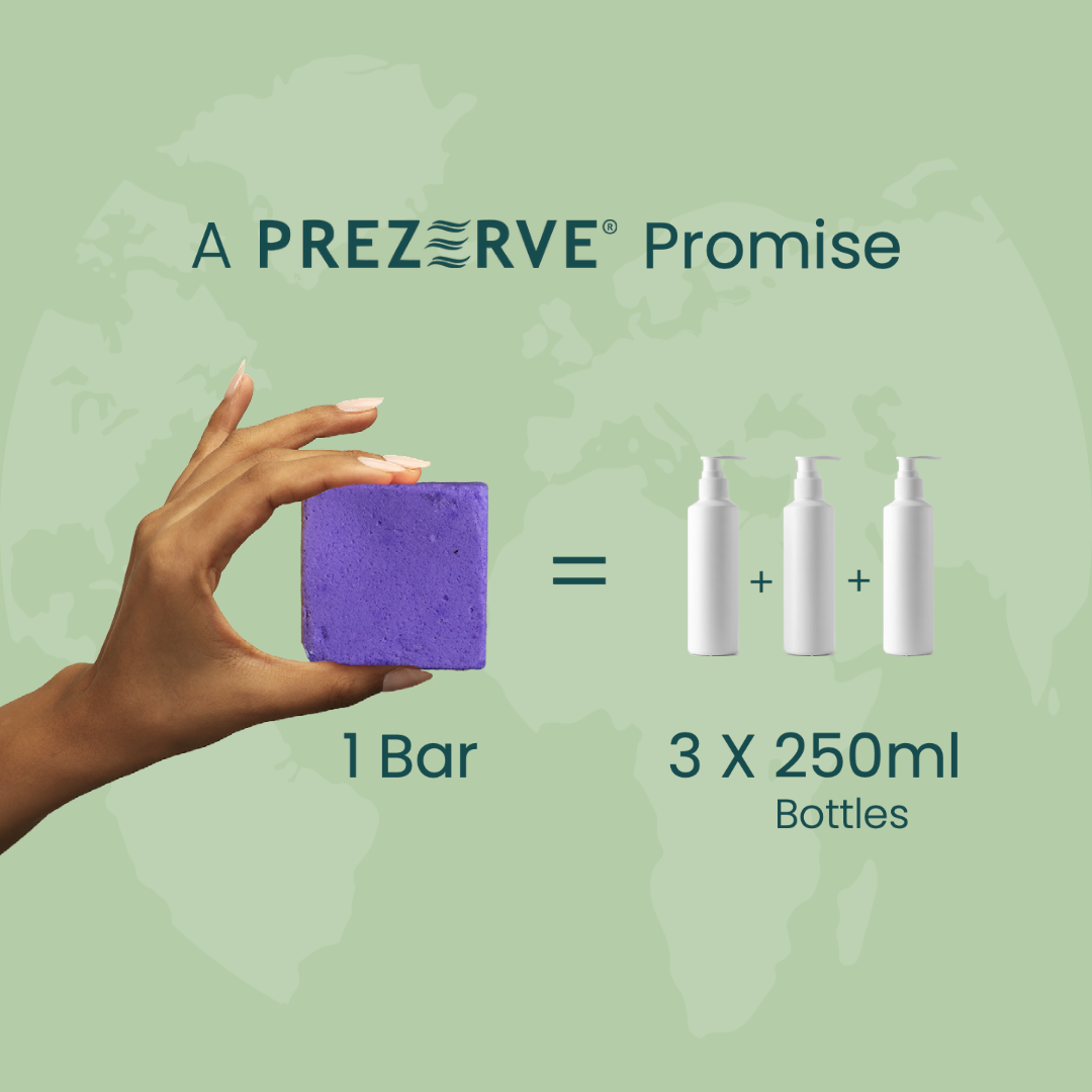 Prezerve Body Wash Bar with Plant Extracts for All Skin Types