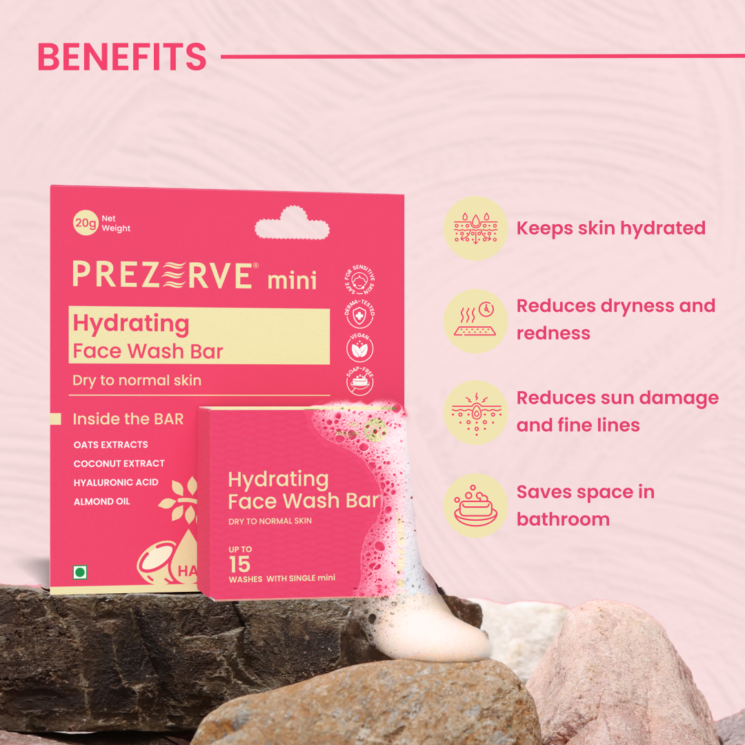 Prezerve Mini Facecare- 2 Product Discovery Pack for Dry and Oily Skin