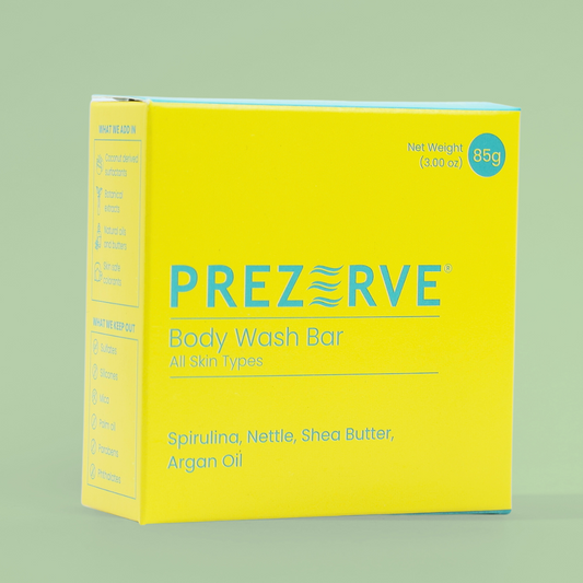 Prezerve Body Wash Bar with Plant Extracts for All Skin Types