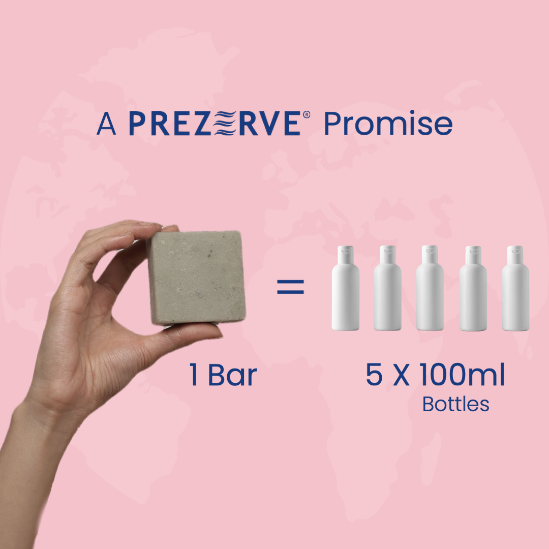 Prezerve Hydrating Face Wash Bar for Dry to Normal Skin